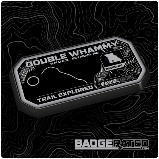 Double Whammy Trail Badge (S.M.O.R.R. - Seymour, MO)