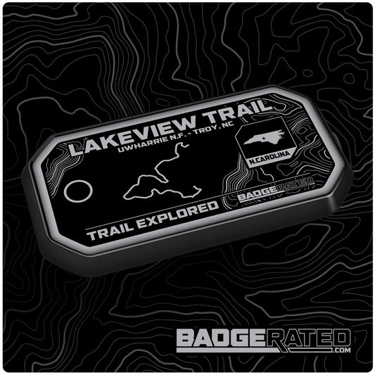 Lakeview Trail Badge (Uwharrie N.F. - Troy, NC)