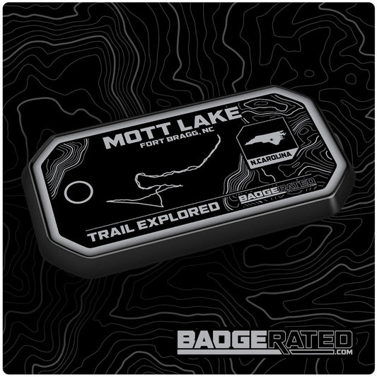 Mott Lake Trail Badge (Fort Bragg, NC)