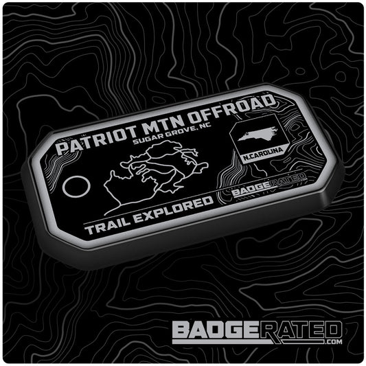 Patriot Mountain Offroad Trail Badge (Sugar Grove, NC)