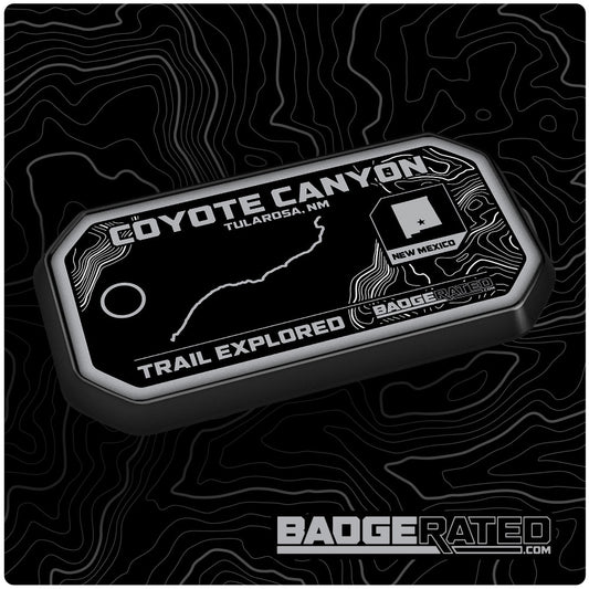 Coyote Canyon Trail Badge (Tularosa, NM)
