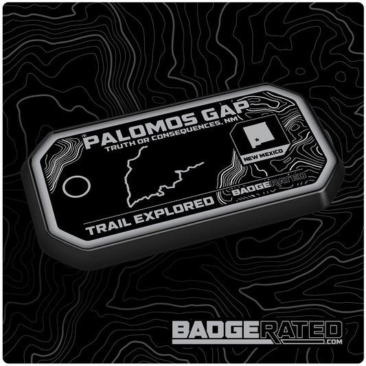 Palomos Gap Trail Badge (Truth or Consequences, NM)