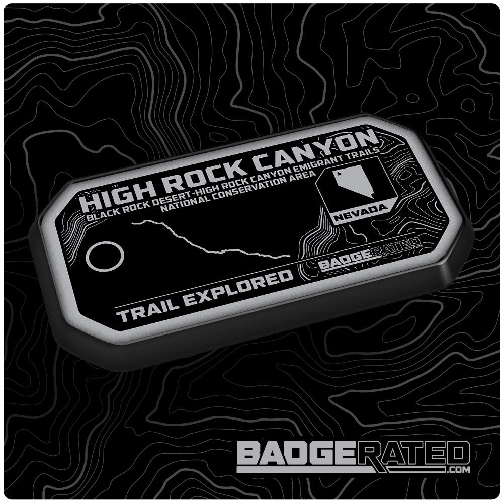 High Rock Canyon Trail Badge (Black Rock Desert, NV)