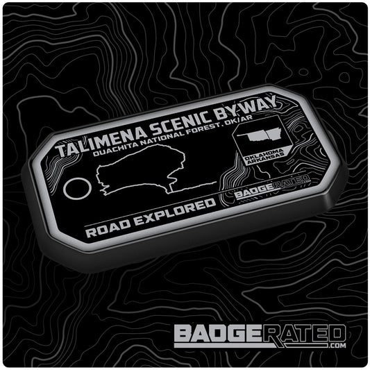 Talimena Scenic Byway Road Badge (Ouachita National Forest, OX/AR)