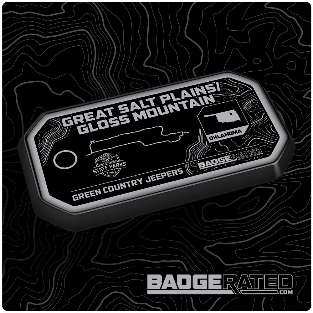 Great Salt Plains/Gloss Mountain Trail Badge (Oklahoma / Green Country Jeepers)