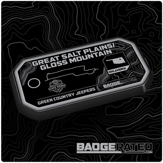 Great Salt Plains/Gloss Mountain Trail Badge (Oklahoma / Green Country Jeepers)
