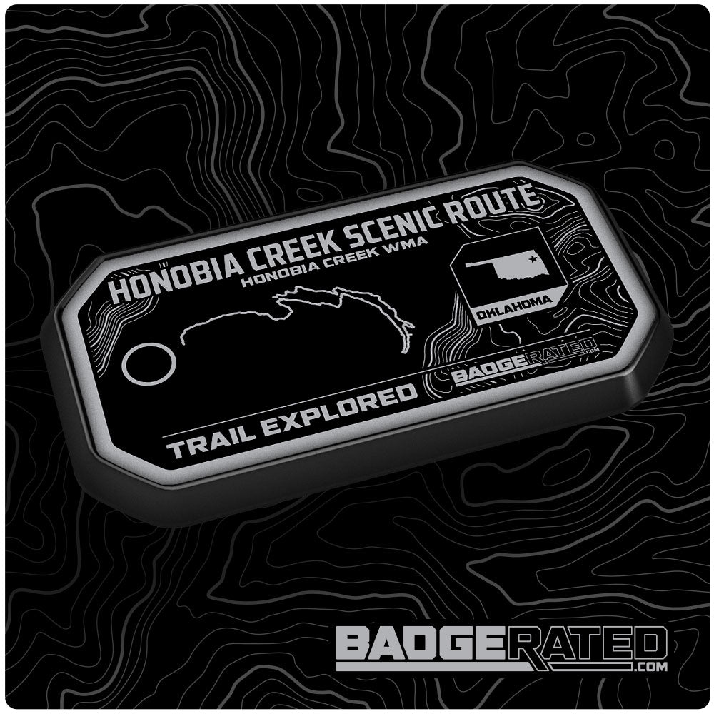 Honobia Creek Scenic Route Trail Badge (Honobia Creek WMA, OK)