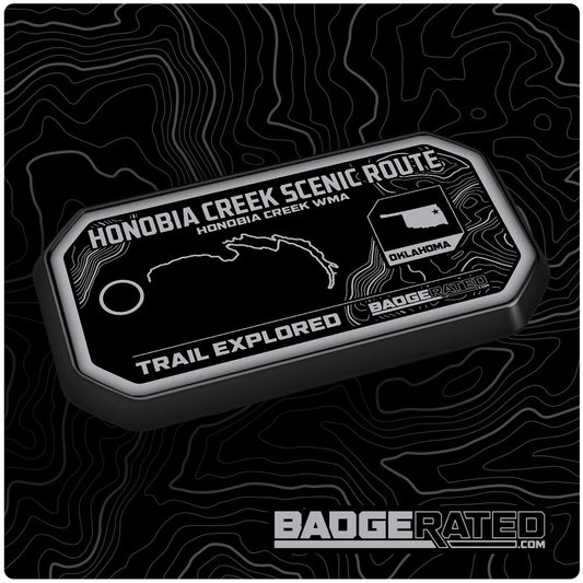 Honobia Creek Scenic Route Trail Badge (Honobia Creek WMA, OK)