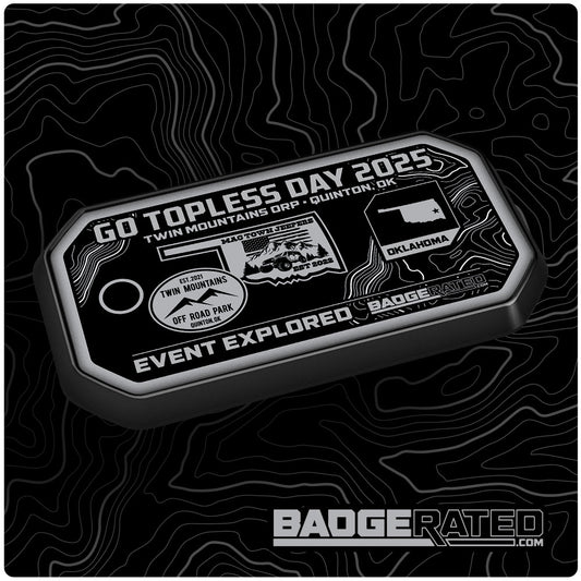 Mactown Jprs Go Topless Event Badge 2025 (Oklahoma)