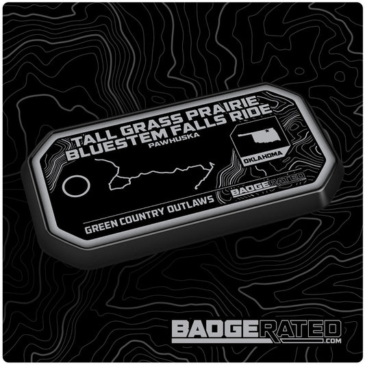 Tall Grass Prairie / Bluestem Ride Trail Badge (Oklahoma / Green Country Outlaws)