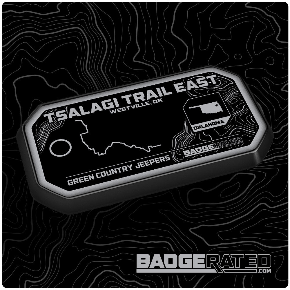 Tsalagi Trail East Trail Badge (Westville, OK / Green Country Jeepers)