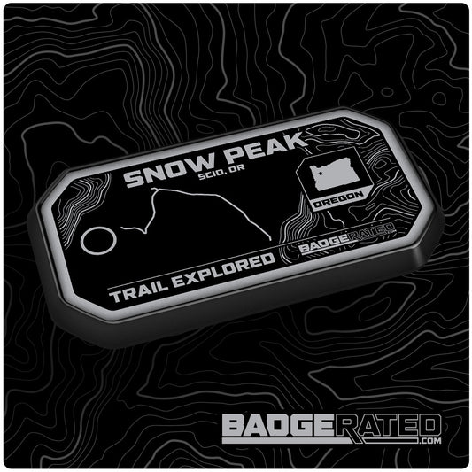 Snow Peak Trail Badge (Scio, OR)