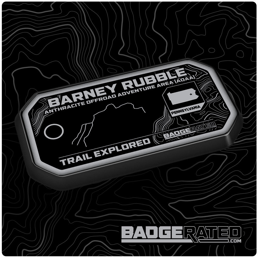 Barney Rubble Trail Badge (Anthracite Offroad Adventure Area, PA)