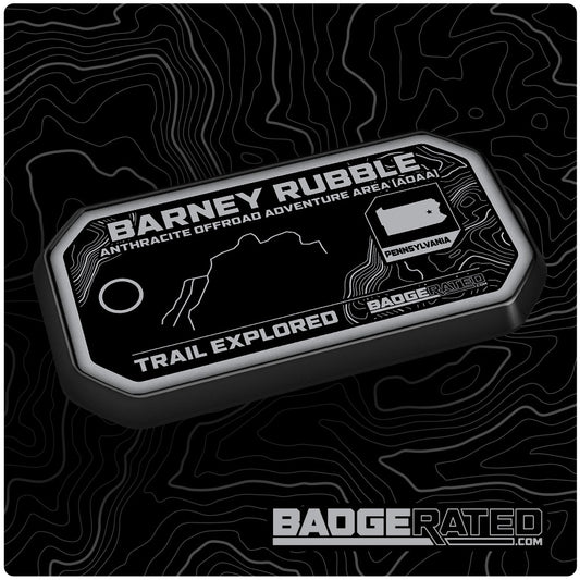 Barney Rubble Trail Badge (Anthracite Offroad Adventure Area, PA)