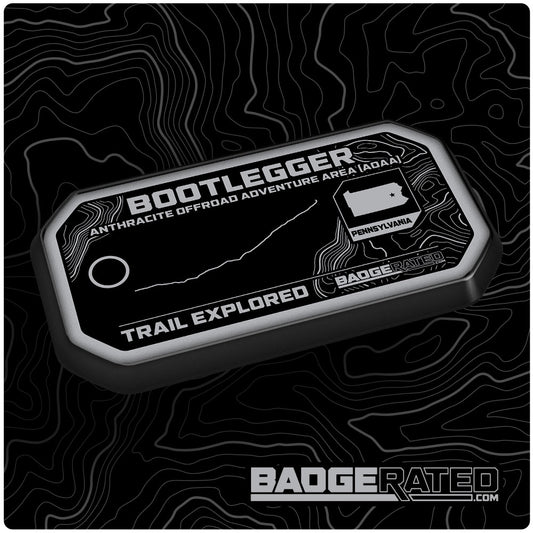 Bootlegger Trail Badge (Anthracite Offroad Adventure Area, PA)