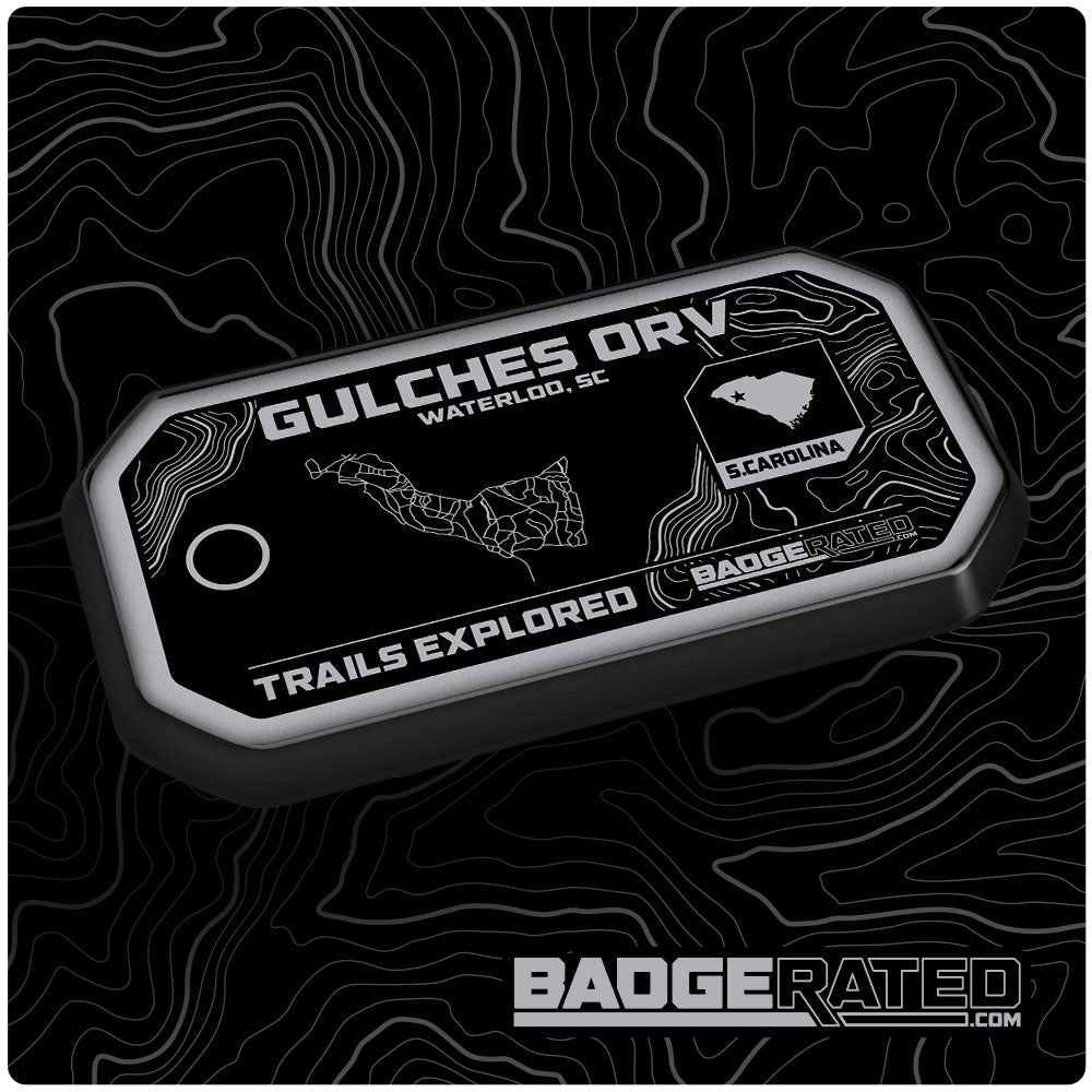 Gulches ORV Trail badge (Waterloo, SC)