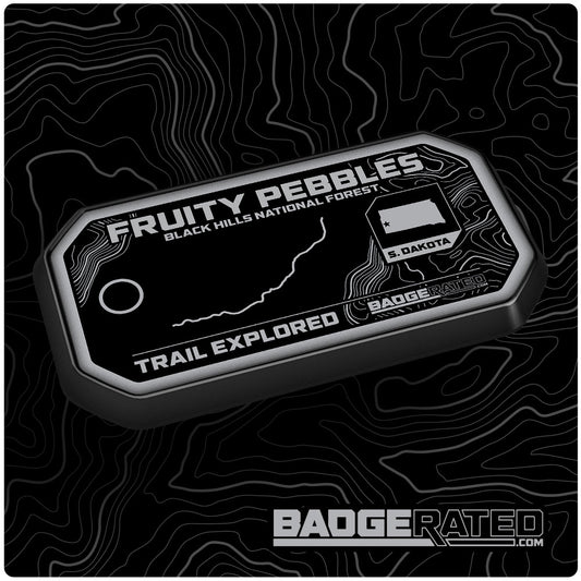 Fruity Pebbles Trail Badge (Black Hills National Forest, SD)