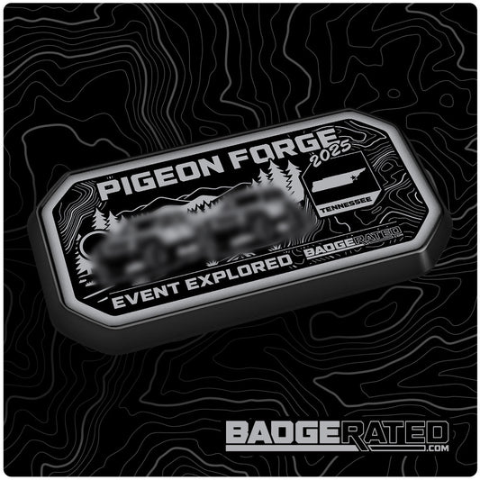 Pigeon Forge Event Badge 2025 (Pigeon Forge, TN)
