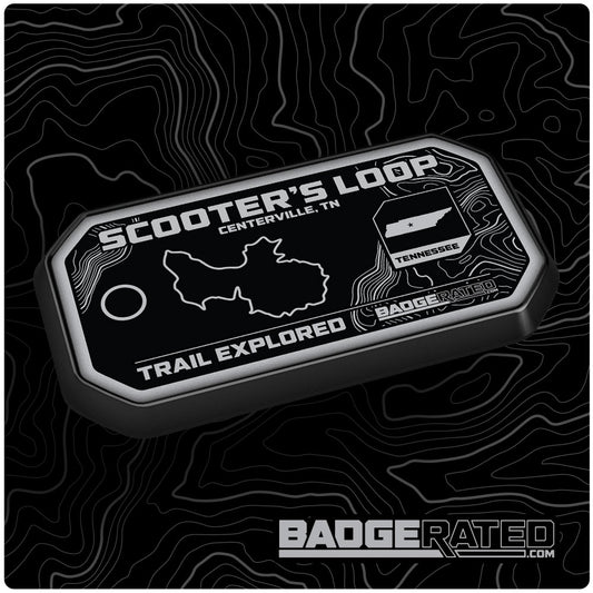 Scooter's Loop Trail Badge (Centerville, TN)