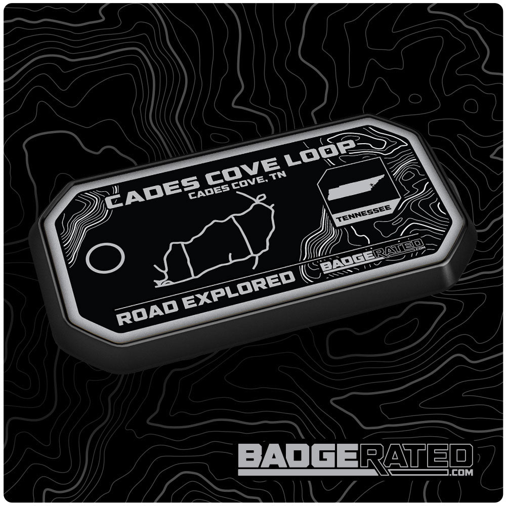 Loop Badges Cades Cove Loop Road Badge (Cades Cove, TN) – BADGERATED.COM