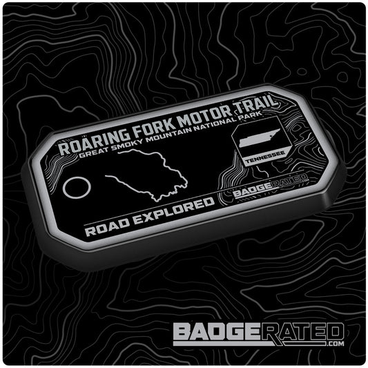 Roaring Fork Motor Trail Road Badge (Great Smoky Mountain Nat'l Park, TN)
