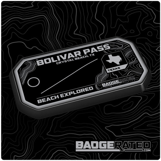 Bolivar Pass Trail Badge (Crystal Beach, TX)