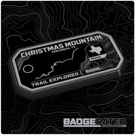 Christmas Mountain Trail Badge (Big Bend Area / Terlingua, TX)