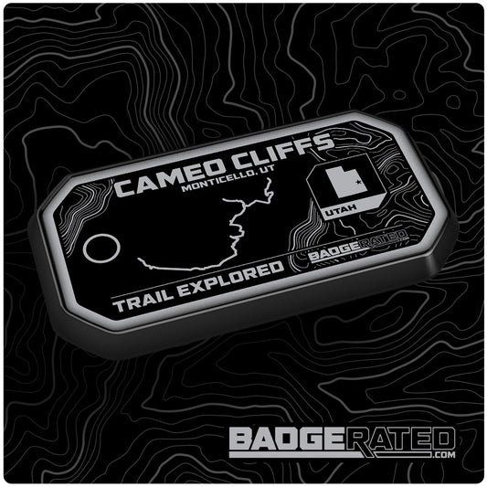 Cameo Cliffs Trail Badge (Monticello, UT)
