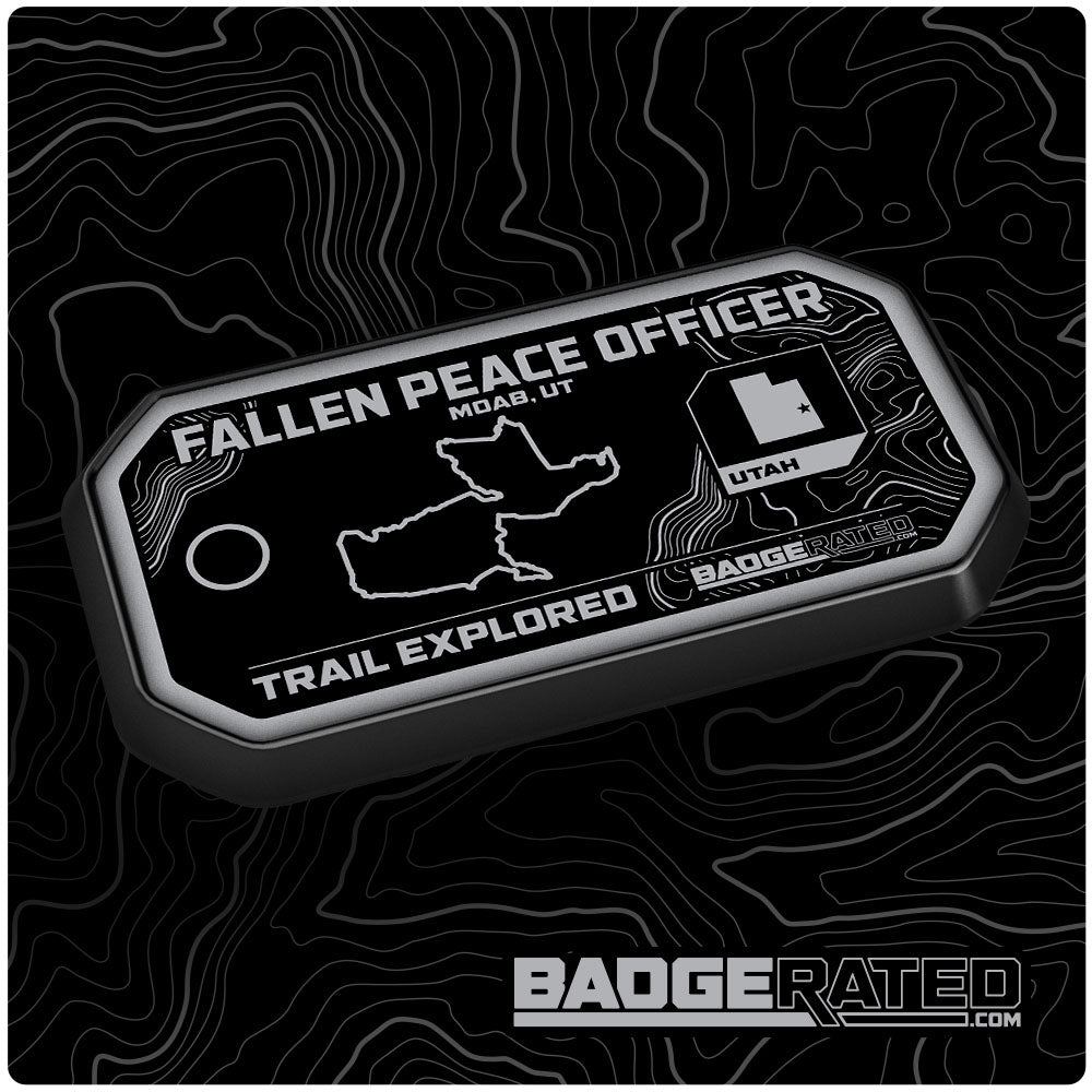 Fallen Peace Officer Trail Badge (Moab, UT)