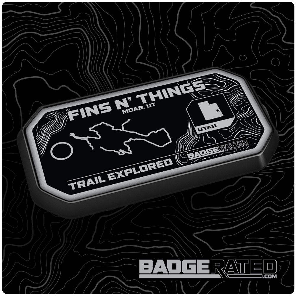 Fins N' Things Trail Badge (Moab, UT)