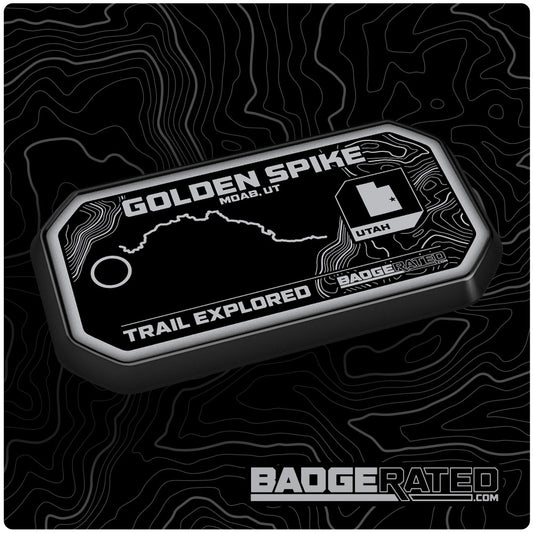 Golden Spike Trail Badge (Moab, UT)