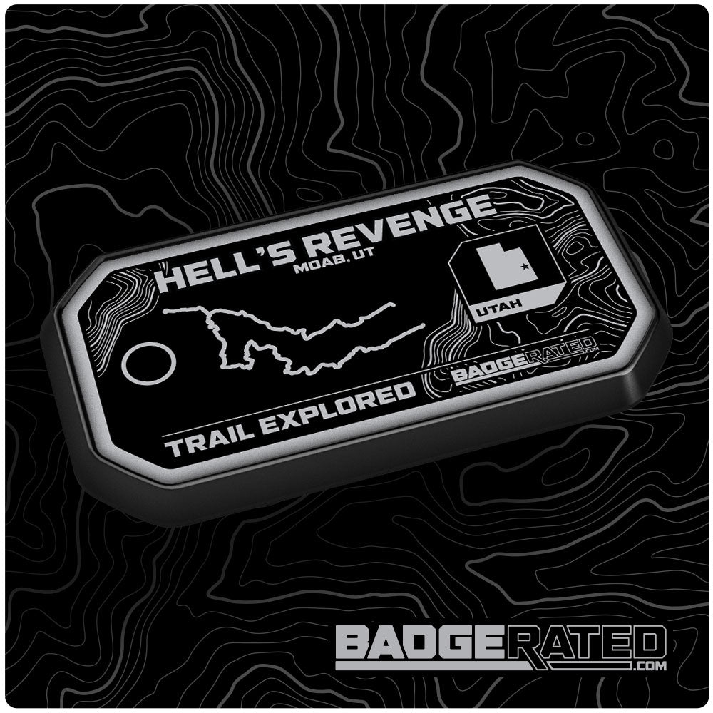 Hell's Revenge Trail Badge (Moab, UT)