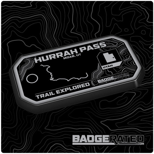 Hurrah Pass Trail Badge (Moab, UT)