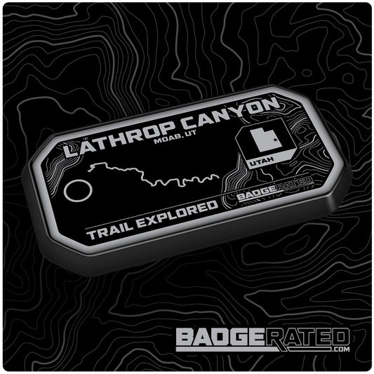 Lathrop Canyon Trail Badge (Moab, UT)