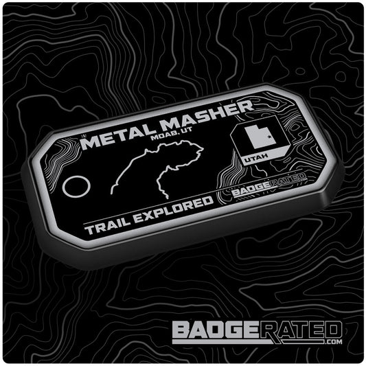 Metal Masher Trail Badge (Moab, UT)