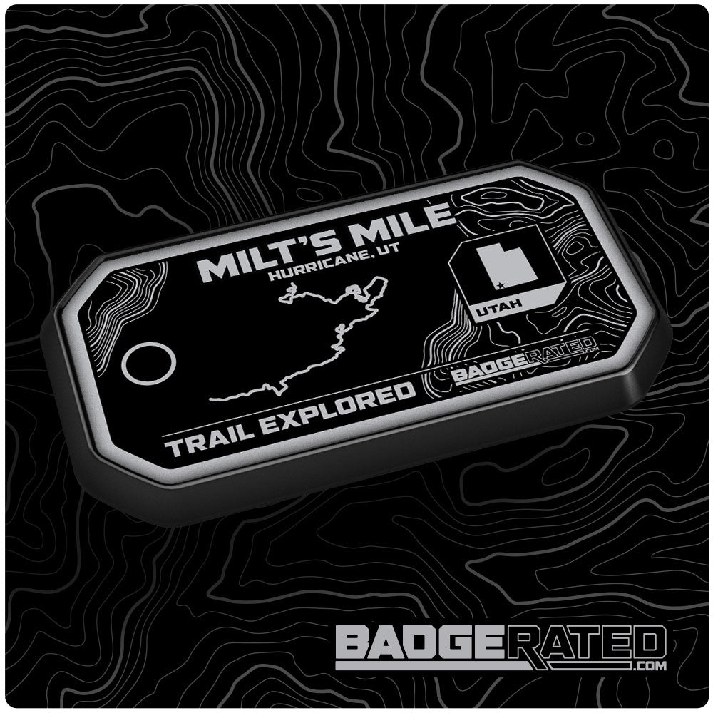 Milt's Mile Trail Badge (Sand Hollow - Hurricane, UT)