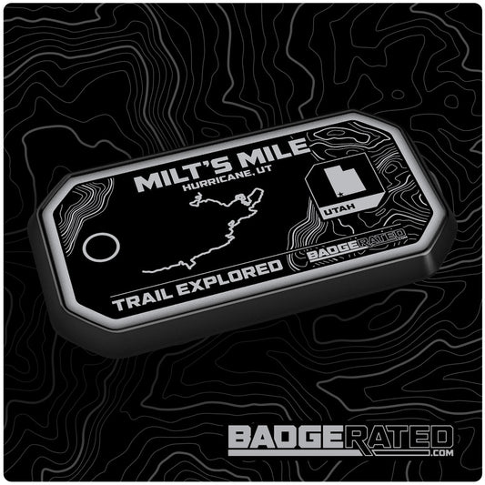 Milt's Mile Trail Badge (Sand Hollow - Hurricane, UT)