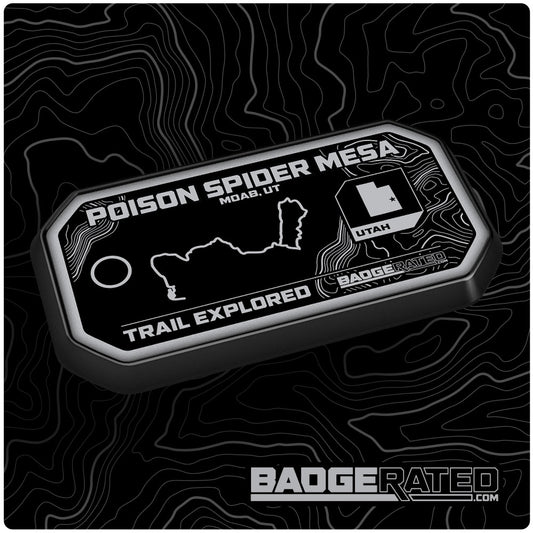 Poison Spider Mesa Trail Badge (Moab, UT)