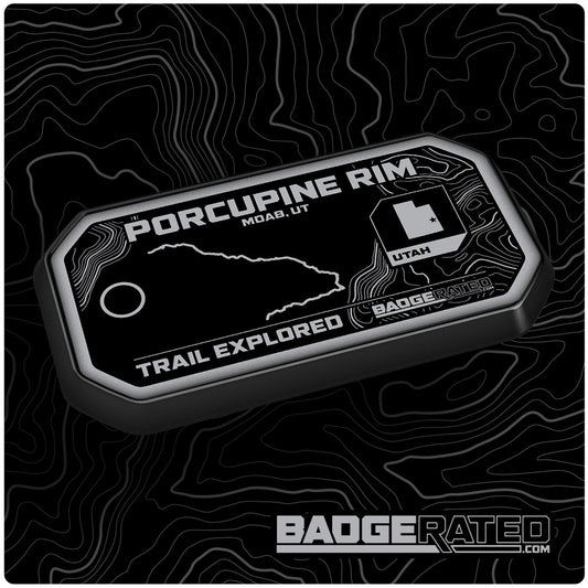 Porcupine Rim Trail Badge (Moab, UT)
