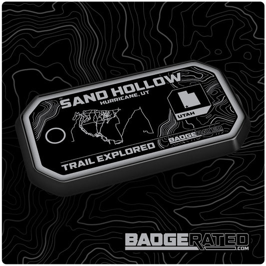 Sand Hollow Trail Badge (Hurricane, UT)