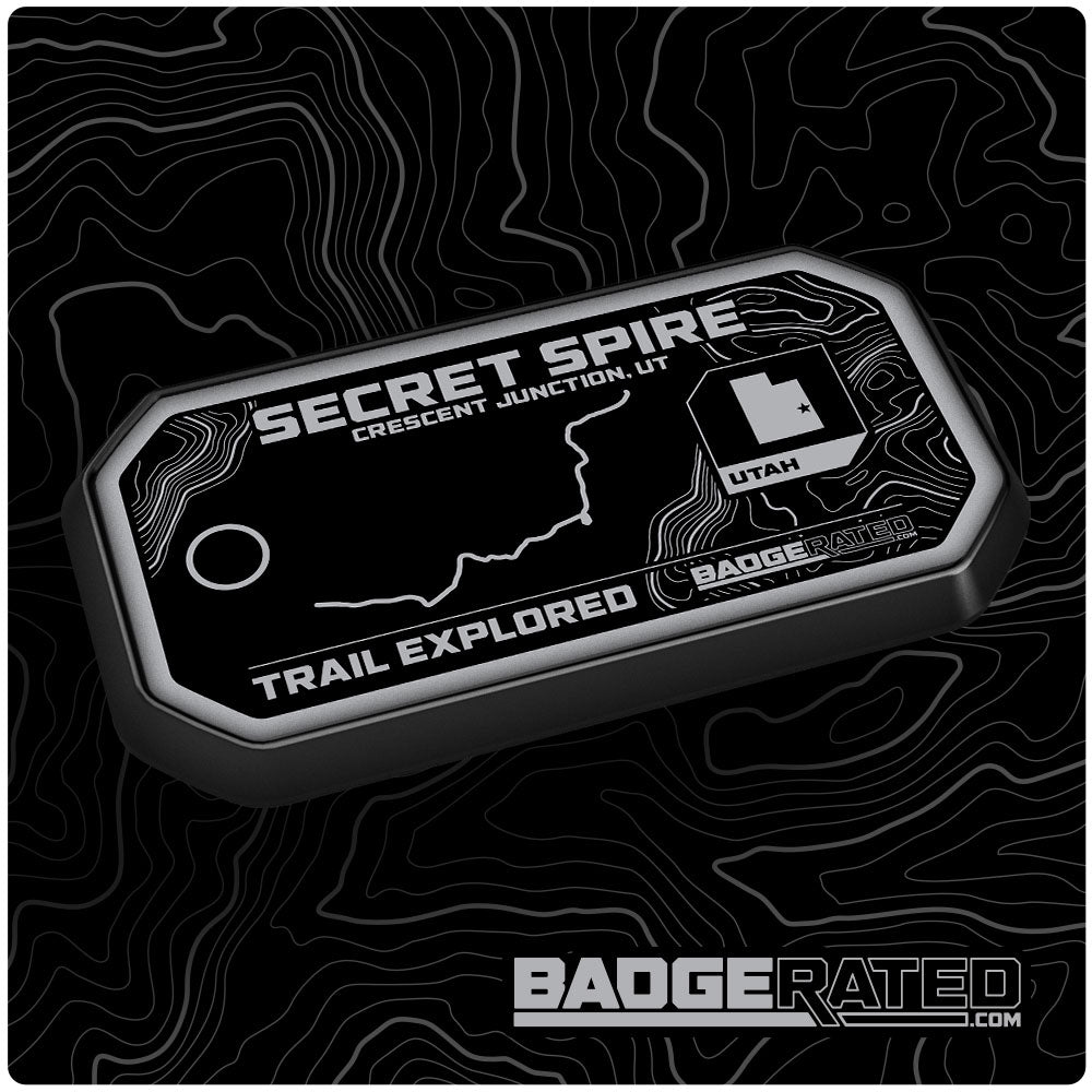 Secret Spire Trail Badge (Crescent Junction, UT)