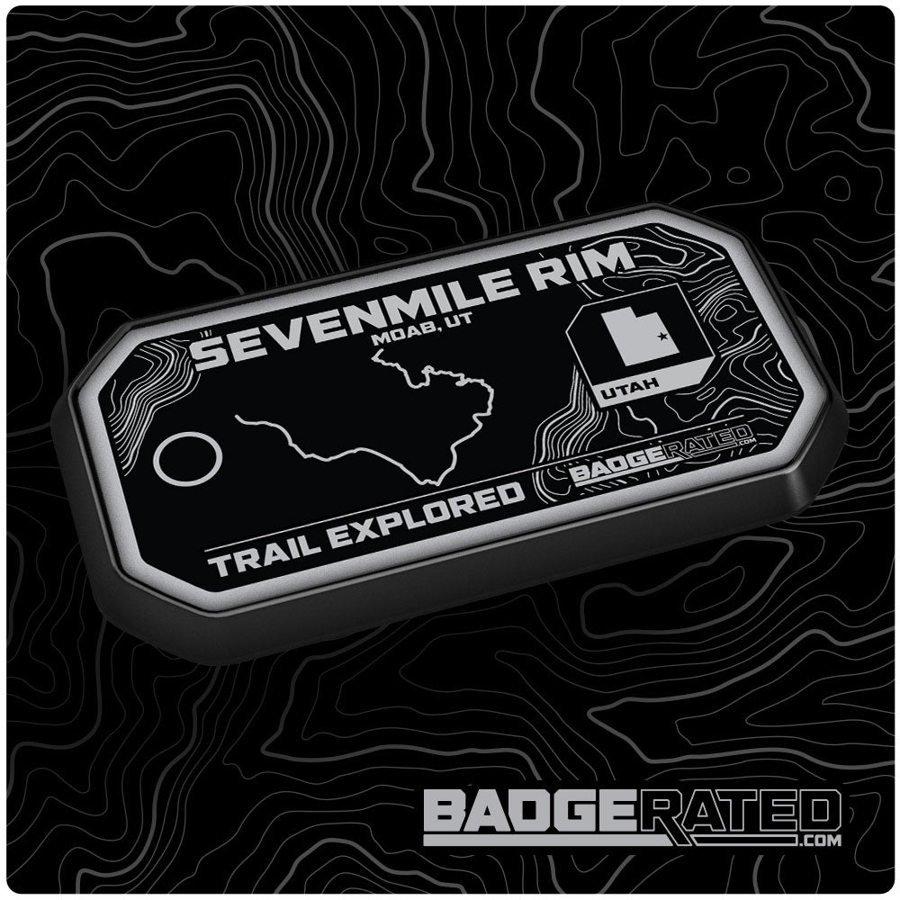 Sevenmile Rim Trail Badge (Moab, UT)