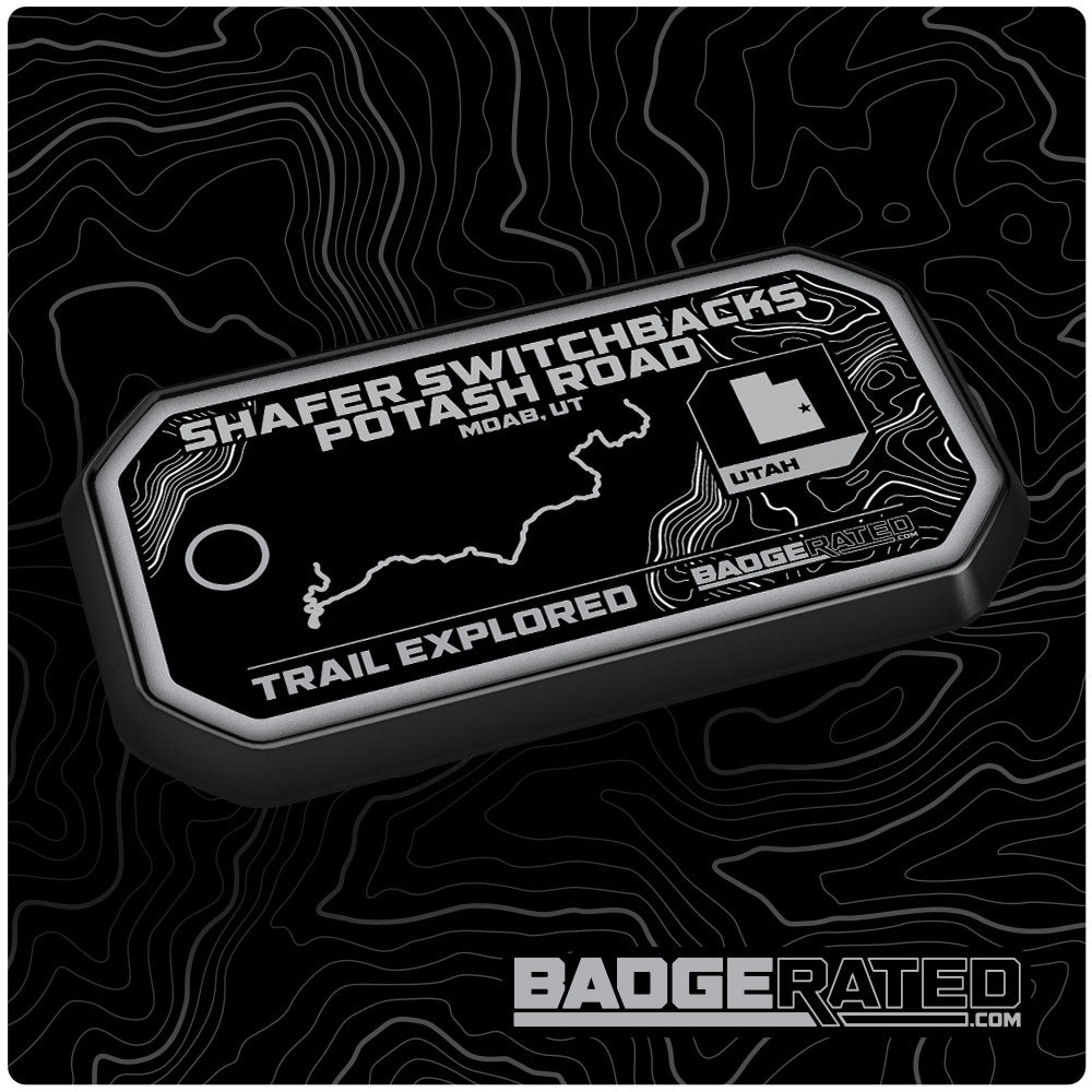 Shafer Switchbacks / Potash Road Trail Badge (Moab, UT)