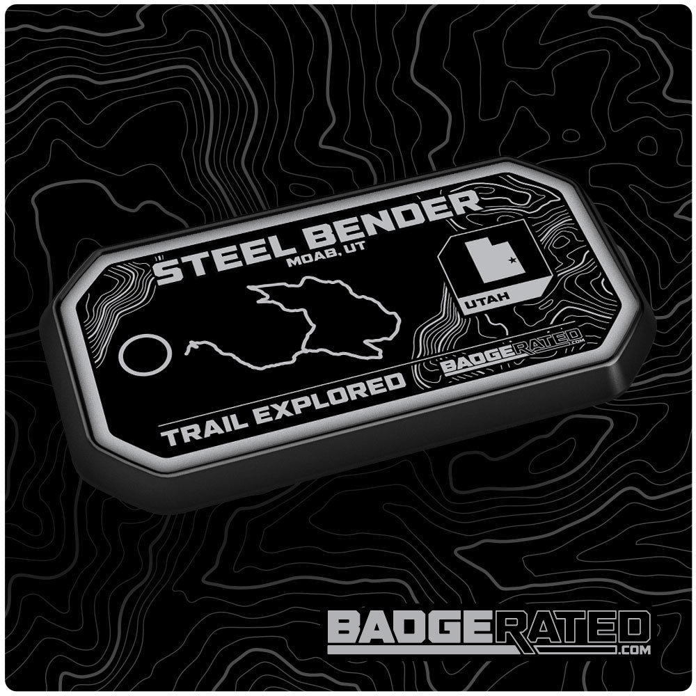 Steel Bender Trail Badge (Moab, UT)