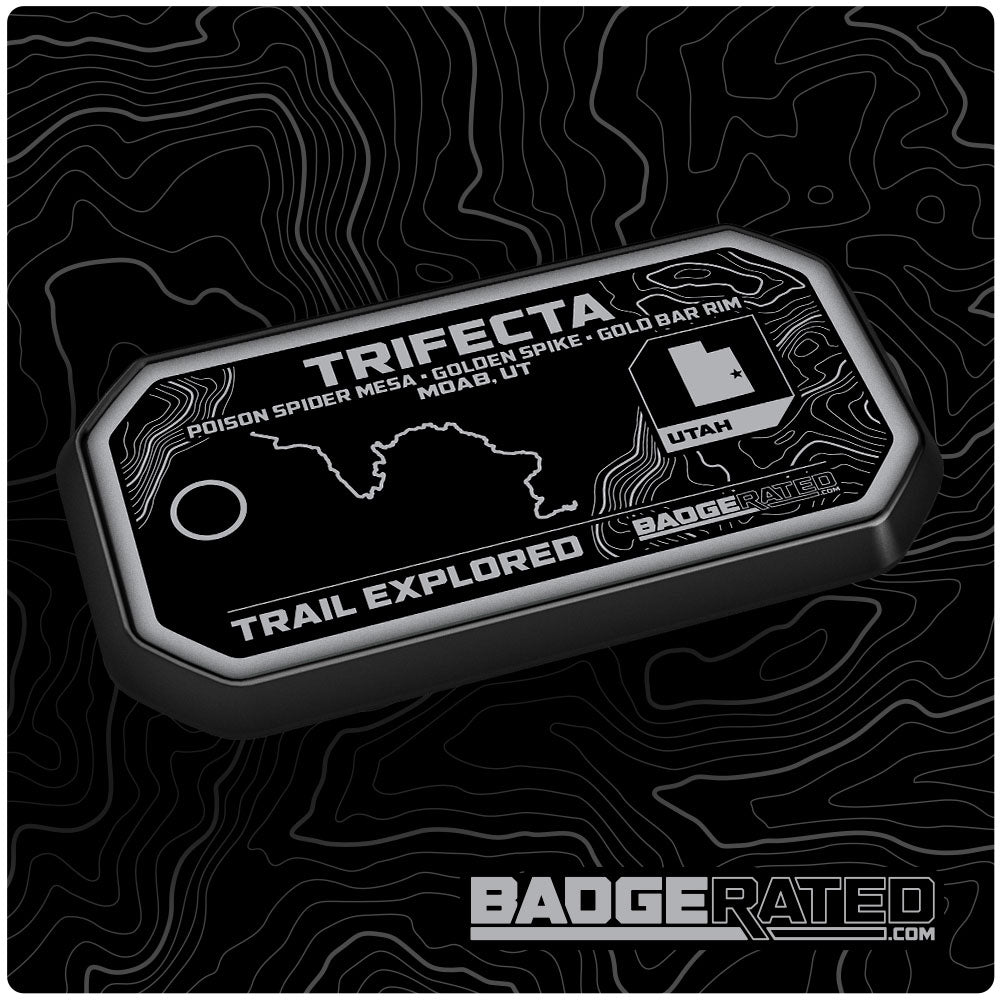 Trifecta Trail Badge (Moab, UT)
