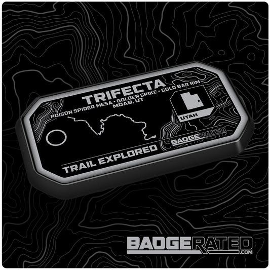 Trifecta Trail Badge (Moab, UT)