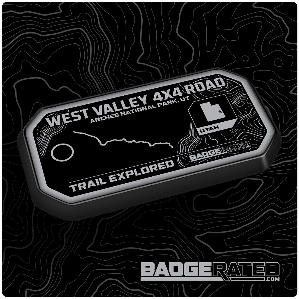 West Valley 4x4 Road Trail Badge (Arches National Park, UT)