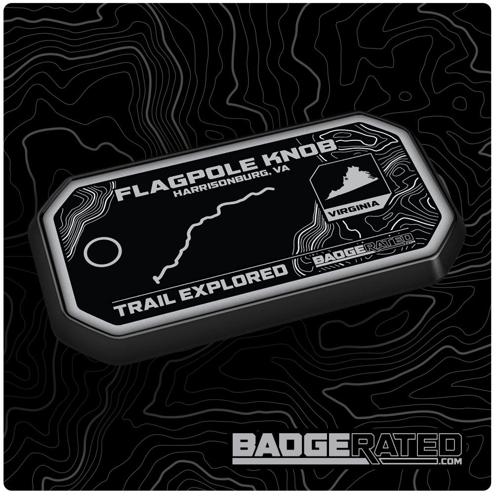 Flagpole Knob Trail Badge (Harrisonburg, VA)