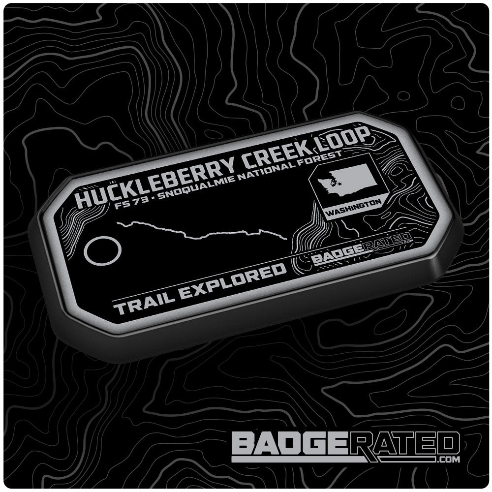 Huckleberry Creek Trail Badge (Snoqualmie National Forest, WA)