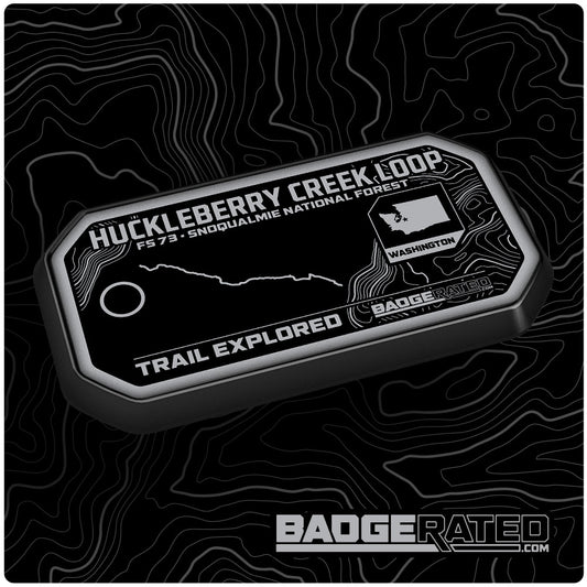 Huckleberry Creek Trail Badge (Snoqualmie National Forest, WA)